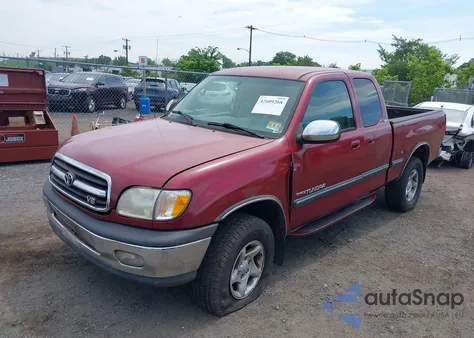 2000 Toyota Tundra Sr5 V8 из США, поврежденный, VIN 5TBBT4414YS020327